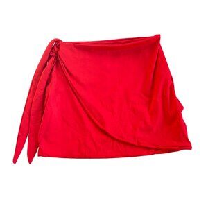 TA3 Women's Size XL Red Mini Wrap Skirt